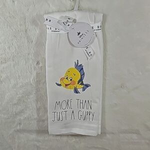 Rae Dunn Disney Princess The Little Mermaid More than Just a Guppy Hand Towels